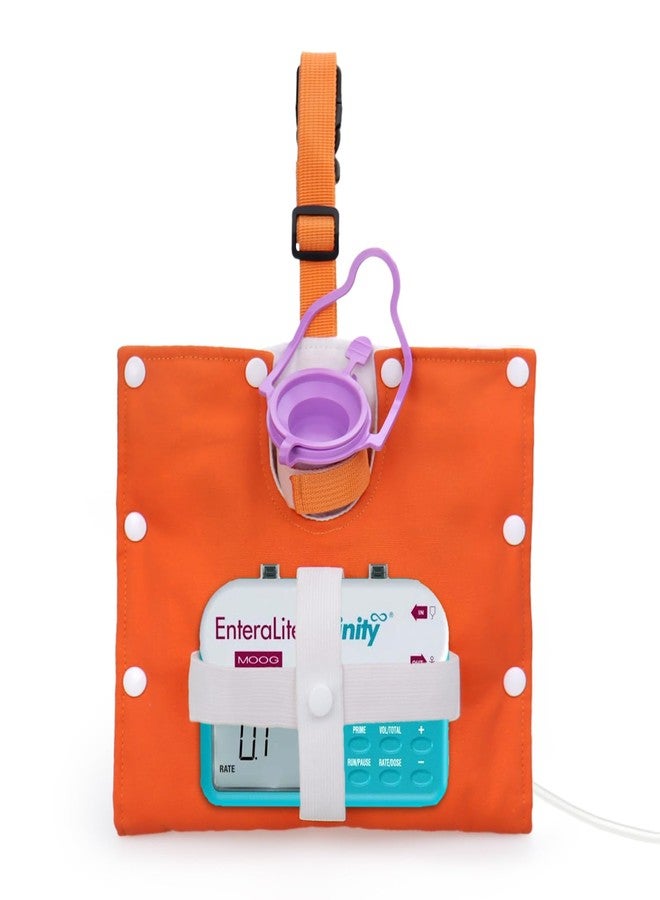 welsoon Insulated Feeding Bag Cover with Pump Holder Buckle Strap for Enteral Feeding Pump Hanger Holder IV Pole Wheelchair G Tube Feeding Bag Cover - Image 1